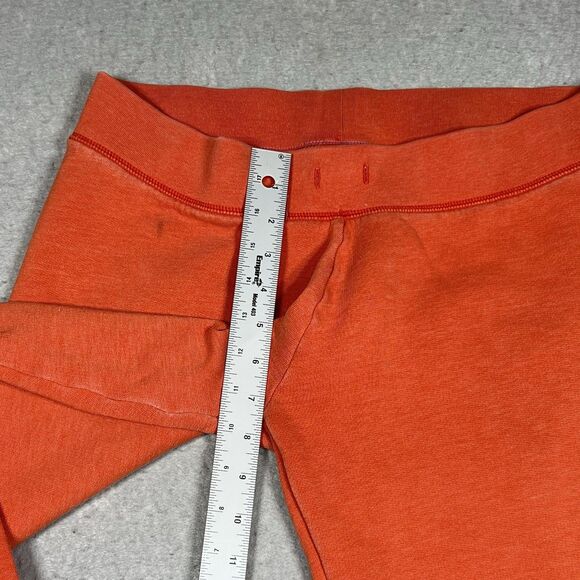 VTG Victoria Secret PINK Jogger Sweatpants Womens Medium Orange Cropped Y2K - Picture 10 of 14